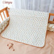 Urine cushion baby can wash water in summer urine cushion baby can wash waterproof and breathable baby can wash cotton all seasons 70*100cm [Don't be afraid of leakage] Hibiscus flower
