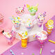 
With Baole ice cream DIY material pack cream glue making children's handmade DIY toys dessert cup material pack student cartoon fruit ice cream [198 pieces]