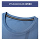 Papá use camiseta de cuello redondo de manga corta de verano para personas de mediana edad y ancianos de seda de seda de seda fría para hombres de mediana edad ropa de verano casual 691 azul marino una talla 165/s (recomendado 110 jin [Jin iguala 0.5 kg] o menos)