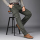 MONTAGUT (MONTAGUT) broken code 2025 autumn men's outdoor thick overalls men's pure cotton casual pants large size loose multi-bag pants length 9923 military green-thick model 30 two feet three