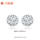 Liuguifu Jewelry Platinum Earrings Midsummer pt950 Platinum Earrings Fashion Earrings PT0200077 2.30g