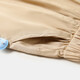 MQDMINI children's clothing children's shorts girls summer pants children's casual pants jellyfish-woven khaki 130
