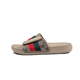DIFANPU International Luxury Brand Herrenschuhe High-End-Männer Außenbekleidung Pantoffel Little Biene Sandalen bequeme Outdoor-Strandschuhe Aprikosenfarbe [Markengeschenkbox] 42
