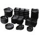 OUOETY TED MEDIMED MINE Dish Dipping Dishes Plate Barbecue Seasoning Dishes Soy Sauce Plastic Vinegar Dishes Commercial Dishes H1098