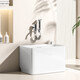 
Moen (MOEN) balcony mop pool large rectangular ceramic mop pool small bathroom household floor washing mop basin mop sink 1049 glaze 49*38+ wall spray gun faucet