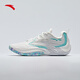 ANTA Arrogance 2 | Cement Busters outfield basketball shoes, full-length nitrogen technology anti-slip shock-absorbing wear-resistant sports shoes for men, instant 1V2 sand gray/clear water blue-3 43