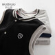 Nubian House Boys Vest Children's Spring and Automne Vest Big Child's Thin Style Horse Clip Boy portant un collier debout décontracté de style collégial