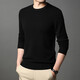 NOSSKISS Brand Pure Cashmere Cashmere Sweater para hombres New New Sweater Camiseta de punto sólido de color sólido Camisa de base de tejido Men.