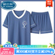 帕兰朵2025夏纯真棉睡衣女薄款短袖短裤学生ins风新款可外穿家居服套装 短袖短裤-G6636# M 【70-90斤】
