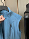
Zhidou Dou reputation bull product for men and women same autumn and winter warm fleece horse clip vest outdoor sports sleeveless fleece men blue 9277A 4XL