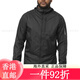 Salomon Comfortable Breathable Letter Print Long Sleeve Hooded Running Waterproof Windproof Casual Jacket Men and Women Black S