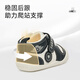 Terranis autumn baby walking shoes for men and women soft-soled infant climbing standing toddler shoes white/black size 20