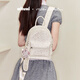 Ailuxi -Rucksack für Frauen Reisen hellweiß Weiß Souffle Puppy College Studenten Schoolbag Großkapazität kleiner Rucksack Milchshake Weiß