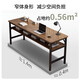 Long table against the wall, narrow desk, simple rectangular desk, double study desk, computer desk for home, 50% off clearance, simple 80cm warm white