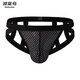 Bo Fu Bird European and American style underwear men's sexy sexy hollow strap double thongs shiny low waist exposed buttocks cool trendy men's thong black M