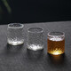 Japanisches Hammermuster Glas kleiner Teetassen 100 ml Haushalt kleiner Wasserbecher Hitzeresistenter Tee-Set Weinbecher Set 679 Six Packs 100ml