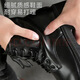 Huili Martin Boots Herren Sommer 2025 Neue High-Top-Arbeitsstiefel Männer Britisch-Stil schwarze Lederstiefel schwarz 42