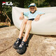 Fila Fila Children's Shoes Sandals 2025 Summer New Men's and Women's Baotou Breathable Velcro Sneakers Black-BK 33