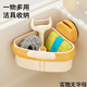 Suction cup sink press drain basket household kitchen separation food residue filter basket fruit cleaning drain basket fruit green