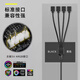 Liantuo computer motherboard Shenguang synchronous 5V fan splitter ARGB expansion cable expansion adapter cable 5V 3-pin extension cable computer chassis fan hub one-to-two