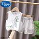 
Disney baby boy summer vest cotton linen two-piece set handsome 2025 new baby casual clothes children's sleeveless suit trendy white suit 90 recommended 80-90cm 1 year old-1 and a half cm