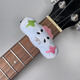 Sijie Marke Rongdetang süße kleine Tier Cartoon Volkslieder E -Gitarre Ukulele Vocal Clip Tuner Blau
