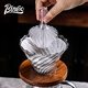 Bincoo hand-brewed coffee V60 conical origami filter cake filter uses paper press heat-resistant Tritan resin