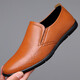 2025 zapatos de gorro de hombres nuevos zapatos casuales zapatos de conducción para hombres zapatos de pies perezosos zapatos de pedal para hombres soltero 9710 amarillo 42