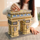 Wange Yellow Crane Tower Tengwang Pavilion World Wahrzeichen Gebäude Modell kleine Partikel Bausteine ​​Wohnzimmer Ornamente Baugruppe Spielzeug 5219 Moskau Kreml Bell Tower 1047