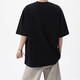 American cartoon printed couple pure cotton short-sleeved T-shirt for men in summer design and trendy brand versatile men and women T-shirt YXSJ 1480 black M (if you like looseness, it is recommended to take a larger size)