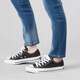 匡威（Converse）CONVERSE ALLSTAR 100th周年限定白色低帮男女帆布鞋 100th大红高 36 36.5_230MM