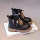 
Children's Martin Boots 2025 Spring and Autumn New Girls Boots Big Children's Short Boots Boys Winter Little Candy Duck/XTY9905 Black 33