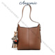 
ANYSMIC Bag Women's Bag Luxury Brand Shoulder Bag Women's Armpit Bag 2025 New versatile Commuter Bucket Bag Women's Caramel Color