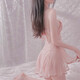 
Sexy pajamas lace suspender and sexy hot maid uniform pure nightmares skirt emotional fun underwear Pink lace skirt + 9756 net clothes average size 80-125 Jin [Jin equals 0.5 kg] confidential shipping
