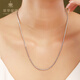 Cuihua pt950 platinum hemp rope platinum necklace simple and versatile clavicle chain as a birthday gift for girlfriend and wife, about 19g