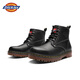 Dickies Martin Boots Мужские ботинки осень и зимние британские кожаные ботинки Пара ботинки мужчин и женские модные рабочие ботинки Универсальные мужские туфли черные (мужской стиль) 39 [размер больше, подходит для спортивной обуви 40]