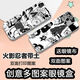 Kawabu Gläser Box Anime Naruto Student Brille Aufbewahrungsbox große Kapazität Cool Anti-Pressures-Brillen Box rein weiße musterlos