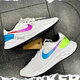 Nike (Nike) Revolution6 Мужские и женские модные дышащие кроссовки DC3729FJ1049 DC3729-106 Женские белые и черные 35,5