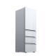 Puerta de vidrio blanco múltiple SIEMENS 406L, puerta única, refrigerador de tres cajones, eficiencia energética de primera clase 655*668*1895 BCD-406W (KF52AA620C) BCD-406W (KF52AA620C)