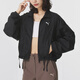
Puma (PUMA) jacket for women 2025 summer new daily sportswear woven jacket stand collar breathable top black casual clothing 633971-01 XS