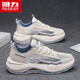 Warrior summer men's shoes mesh breathable sports dad shoes men's soft sole casual running shoes L847C khaki 40