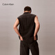 
Calvin KleinJeans25 early autumn new men's retro vacation style ck cotton linen blend sleeveless denim shirt 4RC733G