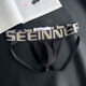 
2 pairs of thong men's double thong underwear pure white boys U convex bag sexy back shorts 612 black + white M90-110Jin [Jin equals 0.5 kg]