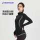 
Decathlon fitness jacket for women with slim front zipper tops for warm sports jacket for women in autumn and winter clothing tops 4839855