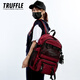 TRUFFLE2023 new trendy brand casual college student backpack for men junior high school school bag travel computer backpack GBKT-red