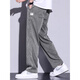 
LEE KIDS summer Tiansi casual pants men's summer loose thin cool straight ice silk sports long pants 1048 blue M height 160-170 weight 90-110Jin [Jin equals 0.5 kg]