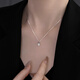 Laomiao S925 Sterling Silber Wassertropfen Halskette für Mädchen 2024 Neue Sorten -Schlangekette Frische Frühlings- und Sommerzubehör Wassertropfen Halskette