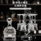 Sailoto DSHCOTE red wine glass set light luxury home decanter wine set wine glass crystal glass cup 6 270ml diamond love red cup + star diamond pot