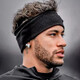 Le même groupe de cheveux de sport pour le turban absorbant la mode pour hommes pour les hommes de cheveux pour hommes pour laver les visages pour les hommes. Black + White Eyes + H7 Band [Ensemble de 3 pièces de remplacement