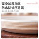 Fresh Life Disposable Dinner Plate Food Grade Medium Deep Dish Dinner Plate Camping Tableware Sugar Cane Pulp Biodegradable Large Paper Plate 20 pcs